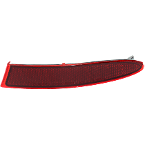 Rear, Passenger Side Bumper Reflector CAPA Certified