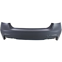 Rear Primed Bumper Cover, Sedan, For Models With M Package, Without Park Distance Control
