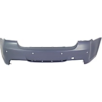 Rear Bumper Cover, Primed, Sedan, (3.0L Engine), For Models With Park Distance Control and M Package