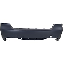 Rear Bumper Cover, Primed, Sedan, 3.0L Engine, For Models With M Package, Without Park Distance Control
