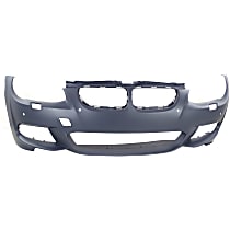 Front Bumper Cover, Primed, With Park Distance Control Sensor Sensor Holes, With Headlight Washer Holes, For Models With M Aerodynamics Package, E92 LCI (Coupe)/E93 LCI (Convertible)
