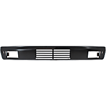 Front Bumper, Painted Black, Without Mounting Brackets