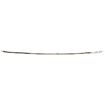 Front, Center Bumper Trim, Textured Black