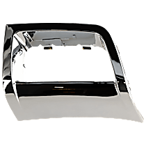 Front, Driver Side Fog Light Trim, Chrome