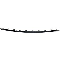 Center Grille Trim, Textured Black, Type 2, CAPA CERTIFIED