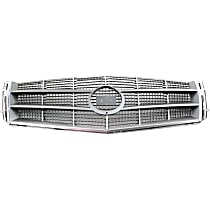 Grille Assembly, Chrome Shell with Painted Silver Gray Insert