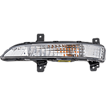 Front, Driver Side Turn Signal Light, With Bulb, 6 Cyl., 3.6L Engine
