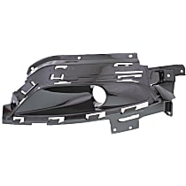Front, Passenger Side Fog Light Trim, For Models With Halogen Headlight and Adaptive Cruise Control, Primed