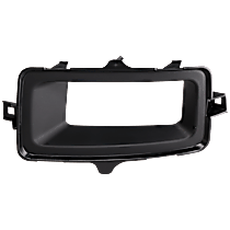 Front, Passenger Side Fog Light Trim, Textured Black, Bezel
