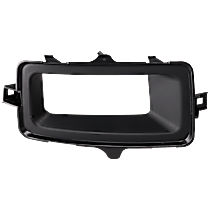 Front, Driver Side Fog Light Trim, Textured Black, Bezel