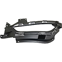 Front, Passenger Side Fog Light Trim, For Models With LED Headlight, Without Adaptive Cruise Control, Textured Black