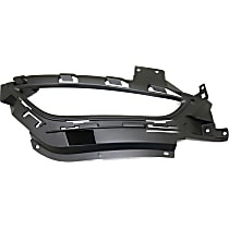 Front, Driver Side Fog Light Trim, For Models With LED Headlight, Without Adaptive Cruise Control, Textured Black
