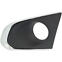 Front, Driver Side Fog Light Trim, Primed