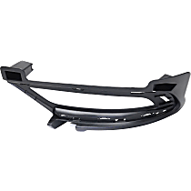 Front, Driver Side Fog Light Trim, Textured Black