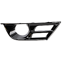Front, Passenger Side Fog Light Trim, For Models With Adaptive Cruise Control, Primed