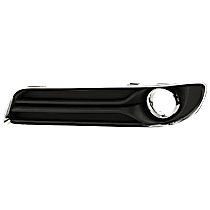 Front, Driver Side Fog Light Trim, Black and Chrome, With Adaptive Cruise Control, Except SRT-8 Model