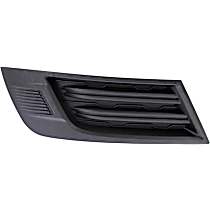 Front, Passenger Side Fog Light Cover, Textured Black