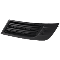 Front, Driver Side Fog Light Cover, Textured Black