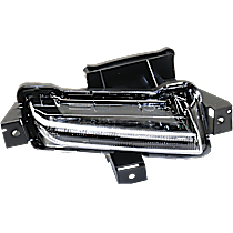 Passenger Side Driving Light, with Bulb, CAPA Certified
