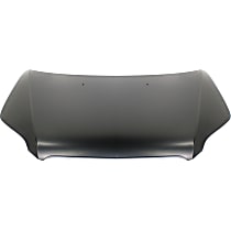 Hood, Steel, Primed, Hatchback
