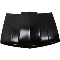 Cowl Hood, Steel, Primed, Reverse Cowl, 2 In Rise, Rear-Facing Air Scoop