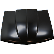 Cowl Hood, Steel, Primed, Reverse Cowl, Rear-Facing Air Scoop
