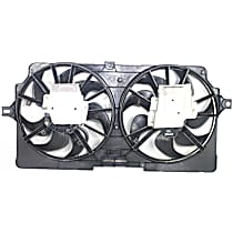 Radiator Fan 6 Cyl 3.4L, For Models With Standard Duty Coling (With Rear Air Conditioning) or Heavy Duty Cooling, Dual fan