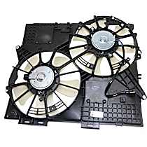 Radiator Fan 8 Cyl 4.4L, Without Tow Package, Dual fan - 