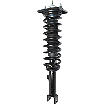 Rear, Driver or Passenger Side Fully Loaded Strut, GAS, FWD, With Front Coil Spring, With Rear Coil Spring