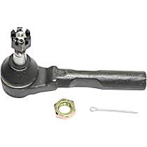 Front, Driver or Passenger Side, Outer Tie Rod End, Rack Steering Type, Power Steering