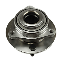 Wheel Hub, With Bearing, 5 x 4.5 in. Bolt Pattern