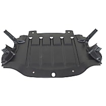 Center Engine Splash Shield, Rear Wheel Drive