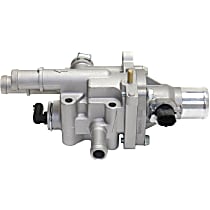 Thermostat Housing, 4 Cyl., 1.8L Engine, Blade Type, 2-prong Male Terminal
