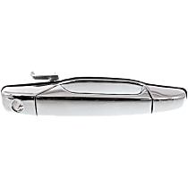 Front, Passenger Side Exterior Door Handle, Chrome, With Key Hole