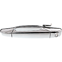 Front, Driver Side Exterior Door Handle, Chrome, With Key Hole