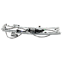 Front, Driver Side Power Window Regulator, With Motor