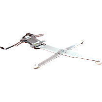 Front, Passenger Side Power Window Regulator, With Motor