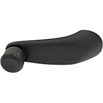 Front Or Rear, Driver Or Passenger Side Window Crank, Textured Black