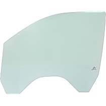 Front, Driver Side Door Glass, Green Tint, Non-Laminated, Replaces NAGS No. DD12374 GTNN