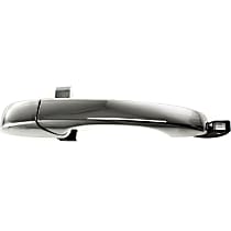 Front Or Rear, Passenger Side Exterior Door Handle, Chrome, Without Key Hole