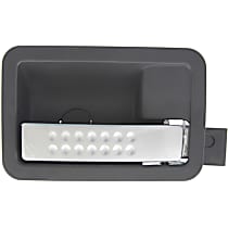 Front or Rear, Passenger Side Black Interior Door Handle, Without Door Lock Hole, 4-Door, Crew Cab Pickup