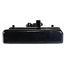 Rear - Back Door Smooth Black Exterior Door Handle, Without Key Hole