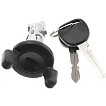 Ignition Lock Cylinder - With Keys, Steering Column Mounting Location