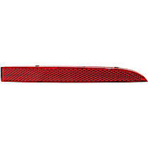 Rear, Passenger Side Bumper Reflector