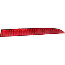 Rear, Passenger Side Bumper Reflector, CAPA Certified
