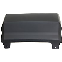 Rear Hitch Cover; Plastic, Primed