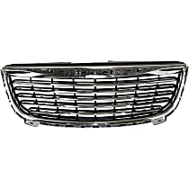 Grille Assembly, Chrome Shell with Textured Black Insert