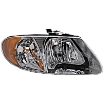 Passenger Side Headlight, With bulb(s), Halogen, Without Turn Signal Light Bulb, For Models with 113 inch Wheelbase