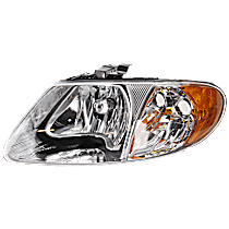 Driver Side Headlight, With bulb(s), Halogen, Without Turn Signal Light Bulb, For Models with 113 inch Wheelbase