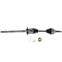 Front, Passenger Side Axle Assembly, 4-Wheel ABS, New, 3.5L 6Cyl Manual, Transaxle
